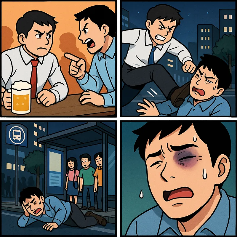 발로 얼굴을 반복적으로 차서 시력에 영구 손상이 생긴 경우 중상해죄