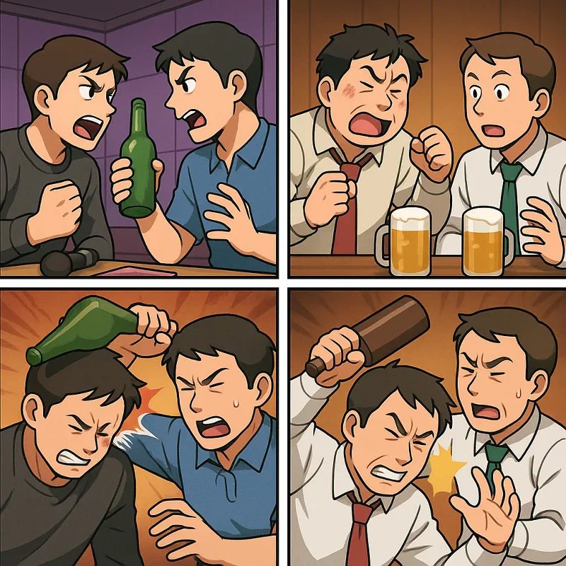 술자리에서 병으로 머리를 내리쳐 두개골 골절이 발생한 경우 중상해죄