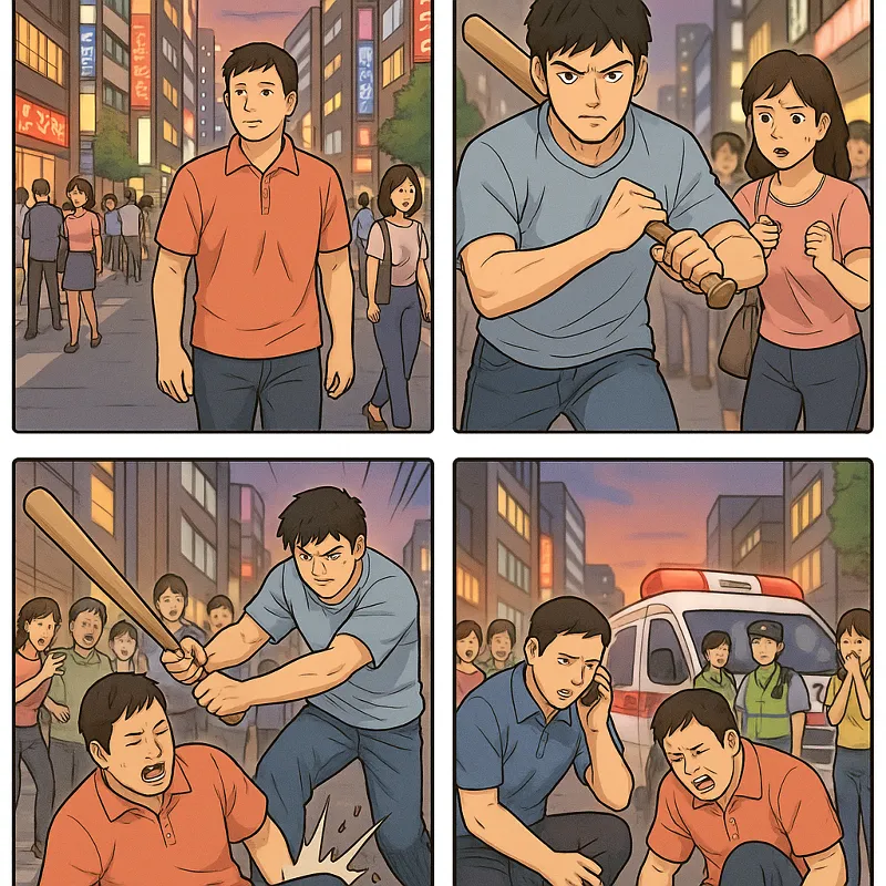 야구방망이로 상대의 무릎을 내려쳐 골절된 경우 중상해죄