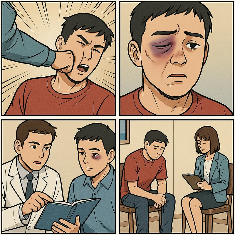 주먹으로 얼굴을 때려 광대뼈가 함몰된 경우 중상해죄